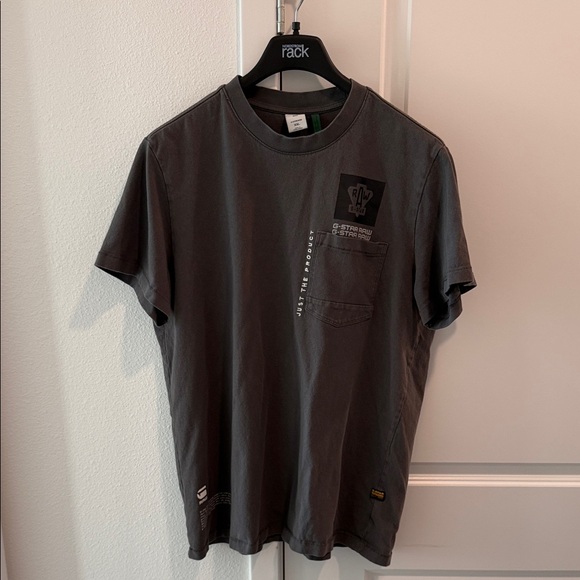 G-Star Charcoal Graphic Men's Tee - Picture 1 of 3